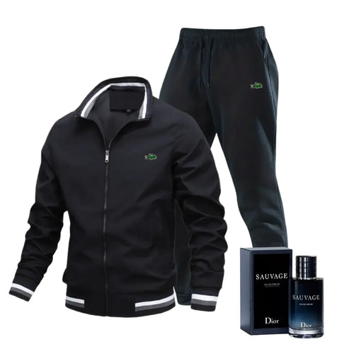 Spring Jacket and Pants Set + Luxury Perfume Gift