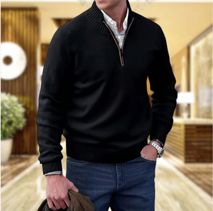 Carter™ – Kaschmirpullover mit Reißverschluss