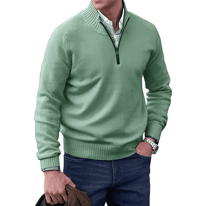 Carter™ – Kaschmirpullover mit Reißverschluss