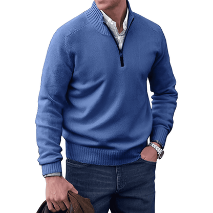 Carter™ – Kaschmirpullover mit Reißverschluss